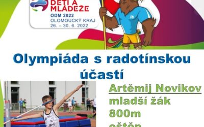Olympiáda dětí a mládeže i s radotínskou účastí