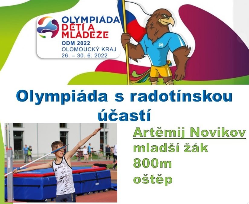 Olympiáda dětí a mládeže i s radotínskou účastí